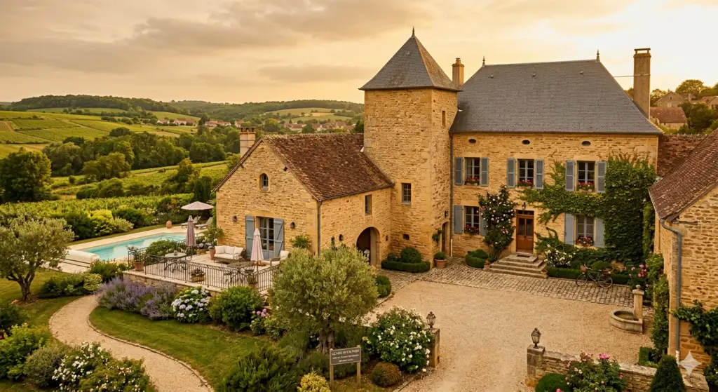 Gîte de charme en pierre en Bourgogne
